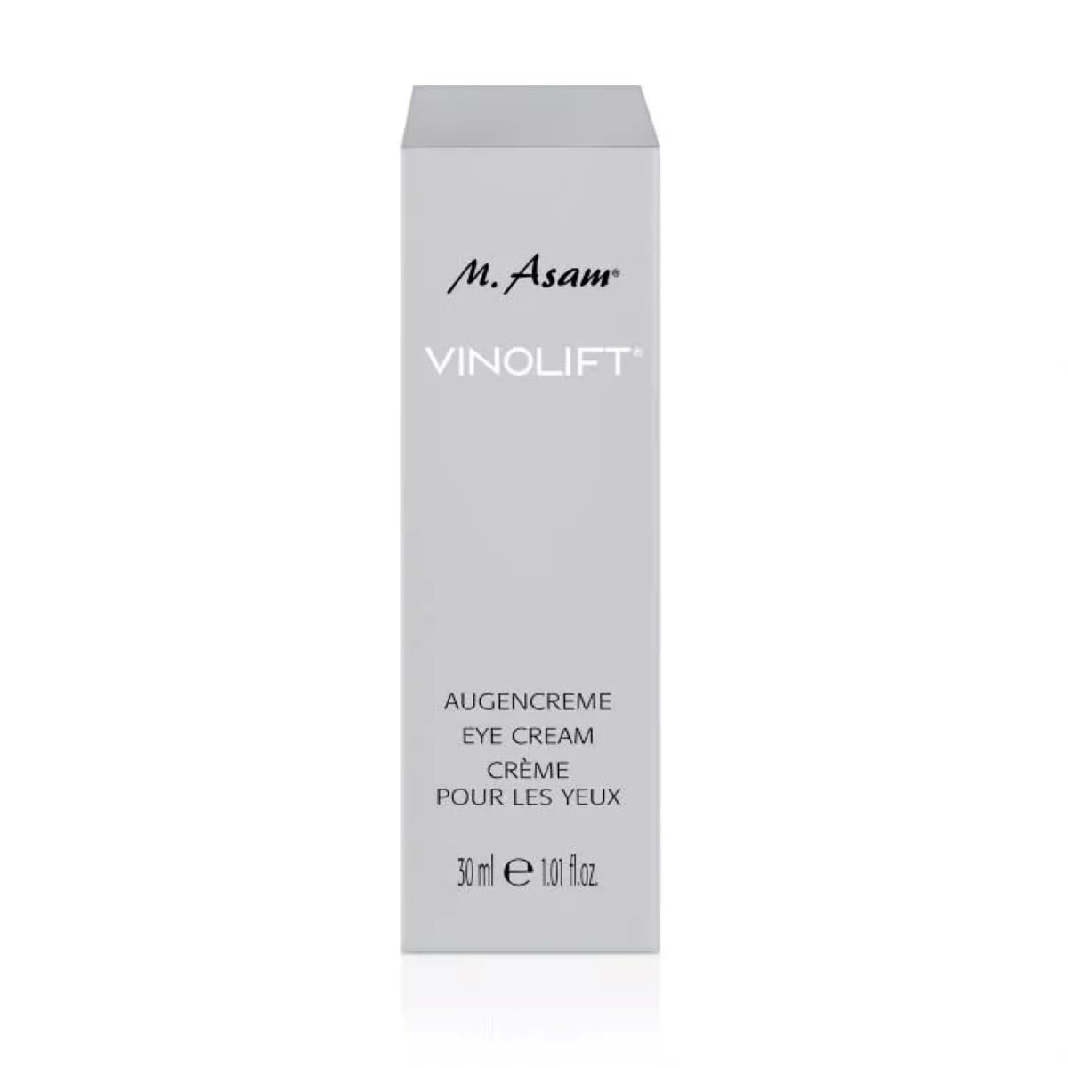 M. Asam VINOLIFT Eye Cream - anti-wrinkle eye care with resveratrol & encapsulated OPC for skin rejuvenation, hyaluronic acid provides moisture & makes skin look plumped up, 1.01 Fl Oz