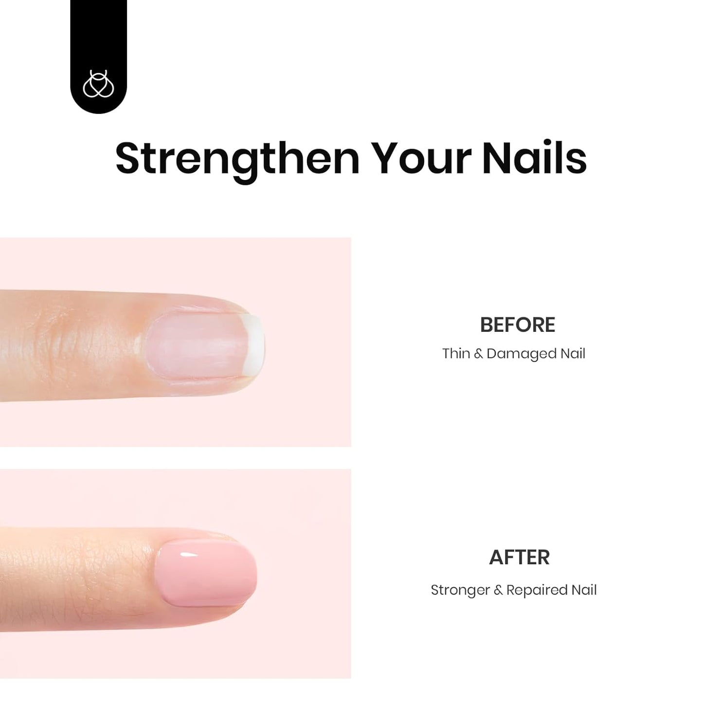 Beetles 12 Color Rubber Base Gel Polish, Nude Gel Nail Polish 5 in 1 Nude Porcelain Doll Pink Strengthener Soak Off U V Nail Art Design DIY at Home Gifts for Women