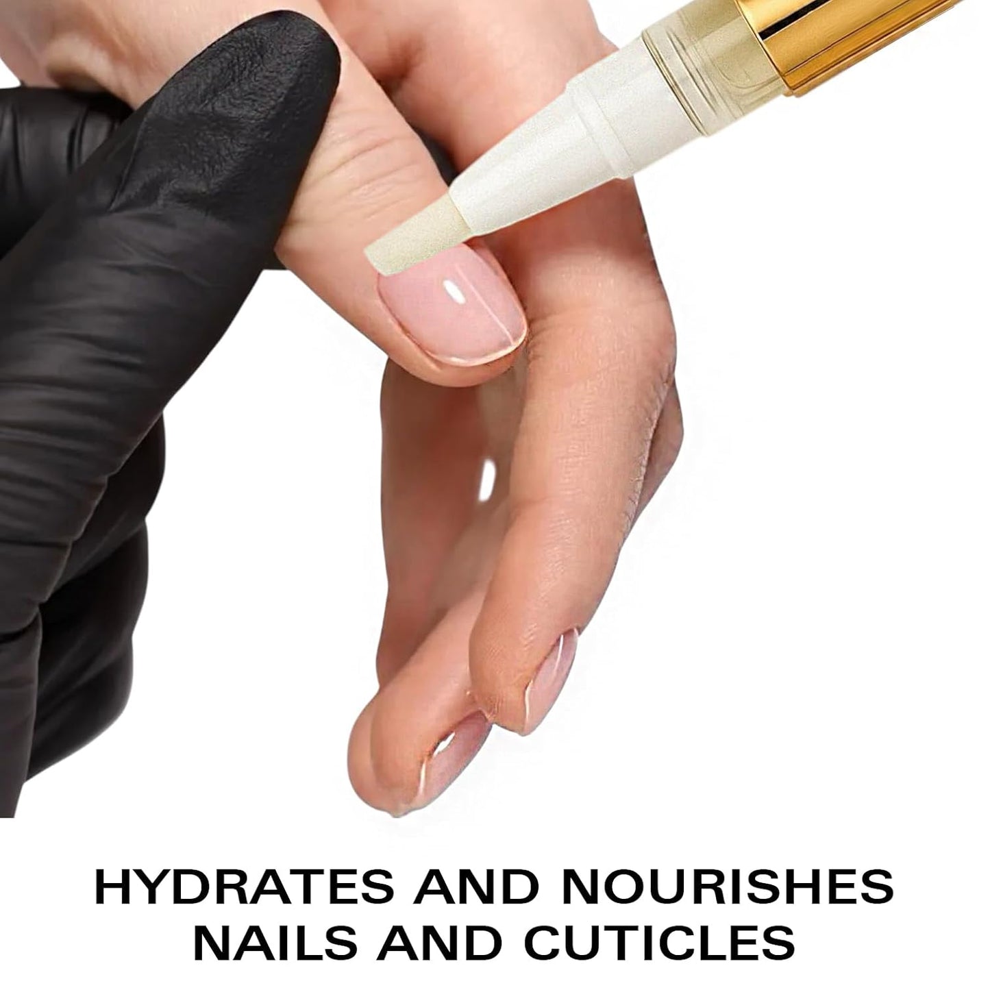 Nail Oil Cuticle Pen - Lavender - Nail Strengthener & Growth Serum with Vitamin A, D, E, B5, Grapeseed & Natural Oils - Repair for Brittle, Peeling, Thin Nails - Twist Brush Pen