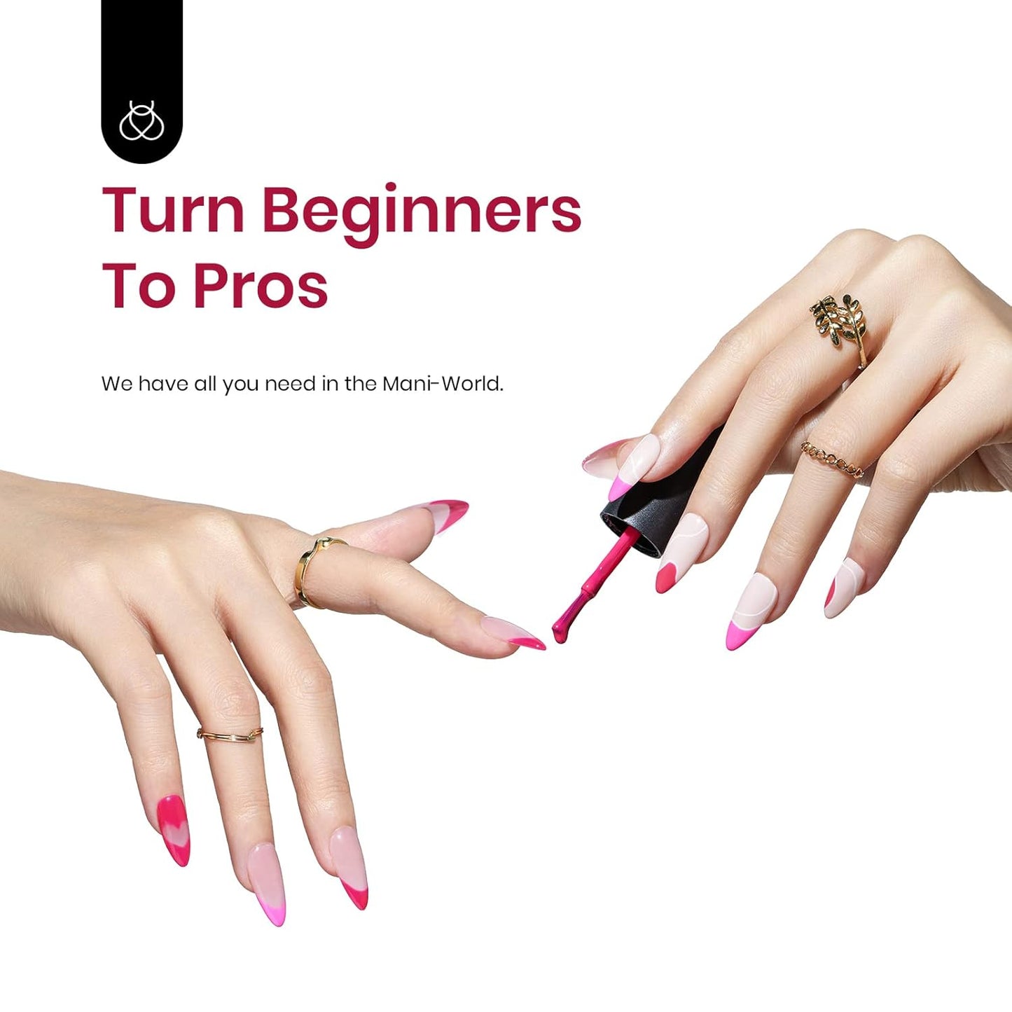 Beetles Pink Gel Nail Polish, 15ml Hot Pink Spring Summer Nail Gel Polish Soak Off UV LED Lamp Passionate series Nail Art Manicure Salon DIY Gifts for Women Girls