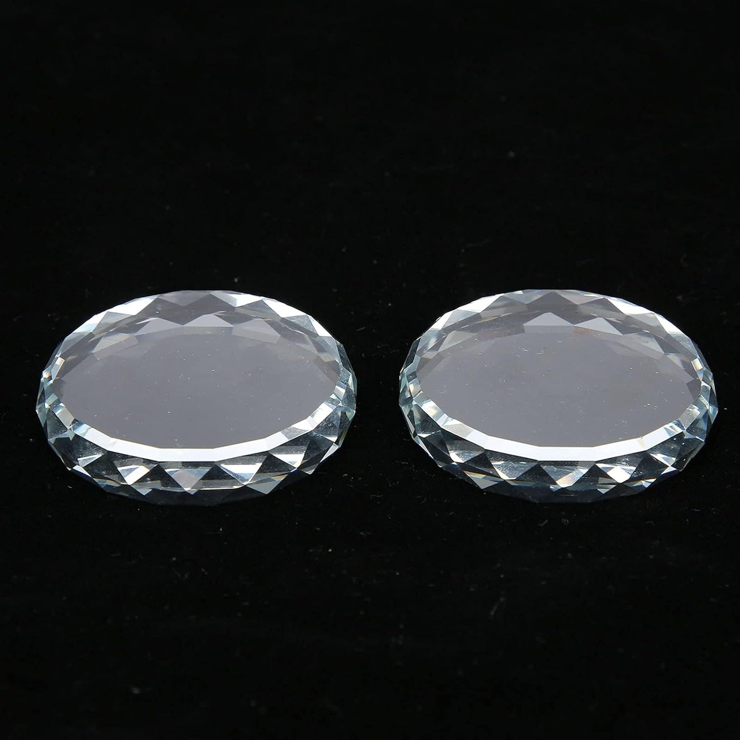 2PCS Nail Art Painting Color Toning Glass Board, Mixed Color Palette Makeup Display Board,Nail Polish False Eyelash Glue Hold Makeup Pallet Nail Art Display Cosmetic Mixing Tools