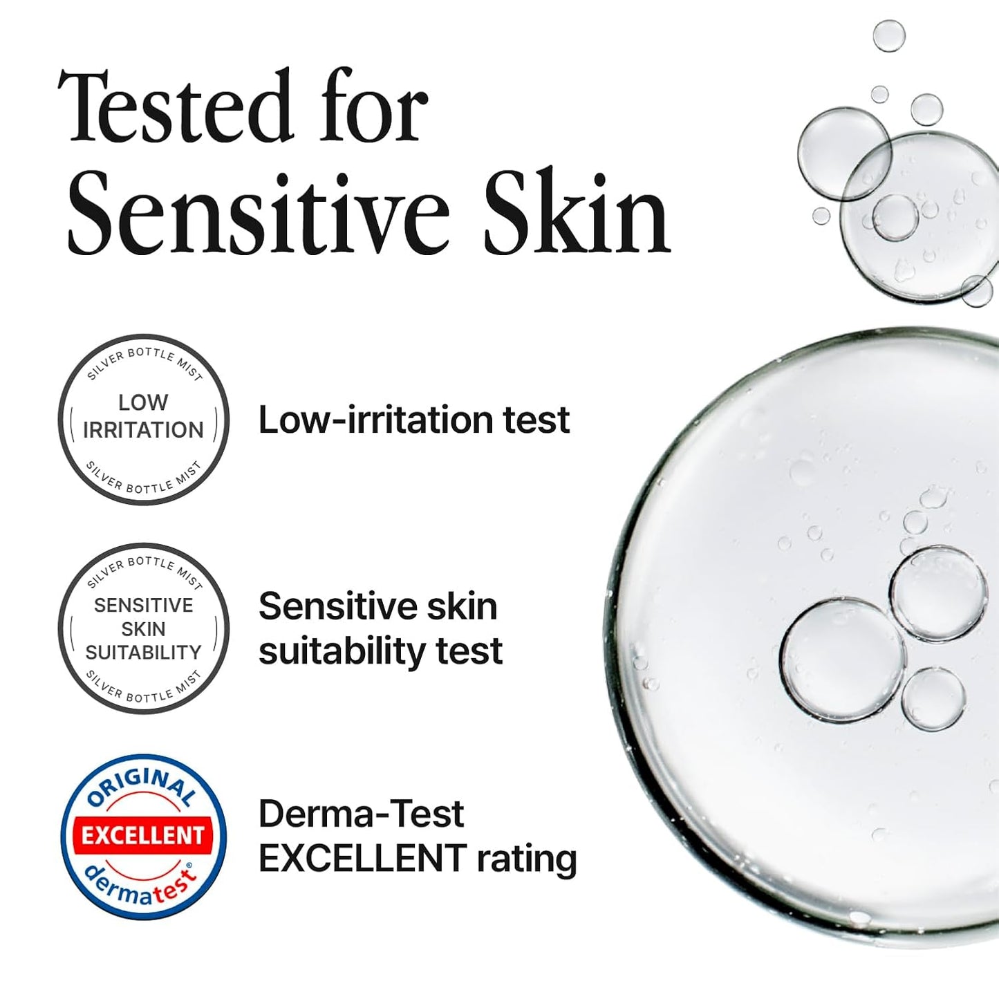 Silver Frost Mist, Refill - Facial Barrier Toner Spray with 80% Witch Hazel Water, Cica for Skin Barrier Repair, Recovery for Sensitive Skin, Dewy Hydration, Korean Skin Care (3.38 fl oz)