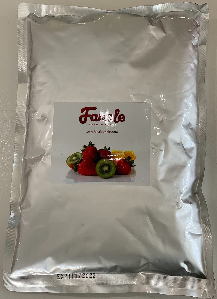 Fanale Premium Grass Jelly Bubble Tea Flavoring Powder | Perfect for Baking, Smoothies, Desserts and Drinks | Instant Flavoring Powder for Boba Milk Tea - 2.2 Pounds (Pack of 1)