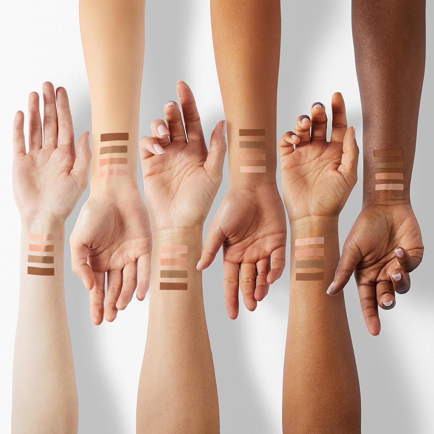 Color Correcting Concealer Cream Full Coverage Professional Makeup Palette Flawless Face Contour, Medium to Dark