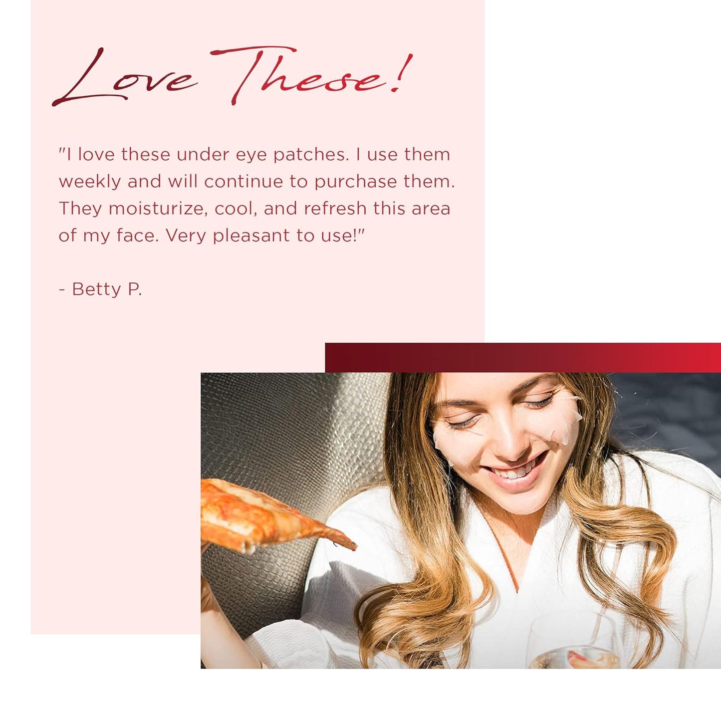 AZURE Retinol & Vitamin C Anti Aging Under Eye Pads - Hydrating & Refreshing Eye Mask Patches - Reduces Fine Lines, Wrinkles, Dark Circles & Puffiness - Skin Care Made in Korea - 5 Pairs