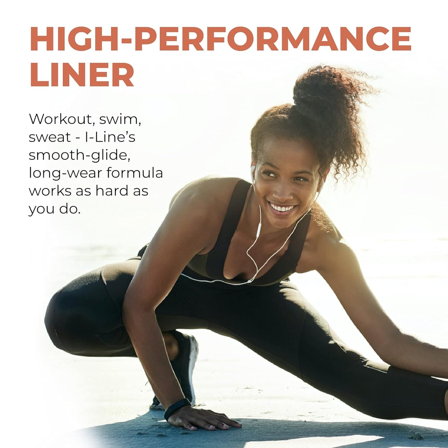 Beauty For Real I-Line 24-7 Eyeliner, 24 Karat - Metallic Gold - Long-Wearing, Waterproof Gel Formula - Safe for Sensitive Eyes & Contact Lens Wearers - 0.01 oz