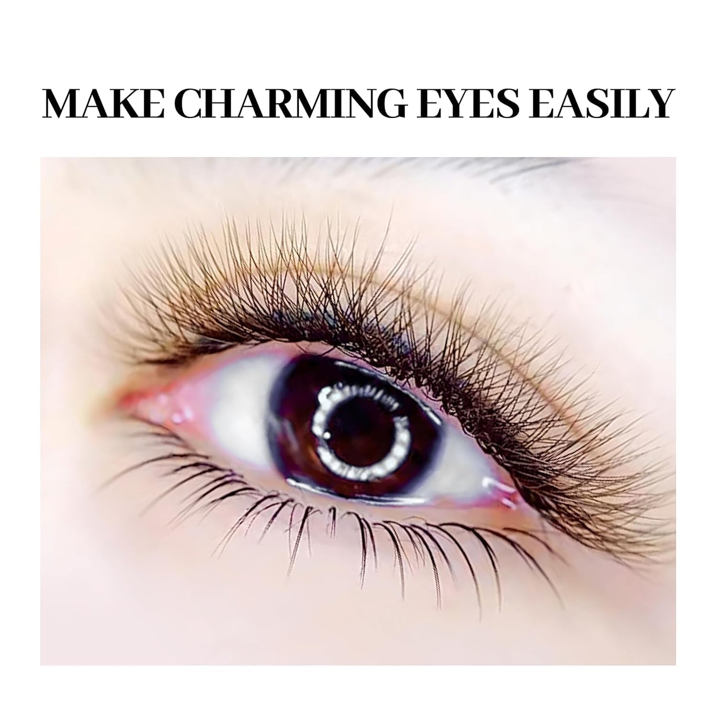 W Lash Extensions Brown 3D Eyelash Extensions W Shape 0.07mm Thickness C Curl Mix 8-15mm Premade Fans Lashes Easy Fan Volume Lashes Individual Lashes(W-Brown-3D-0.07-C,8-15mm)