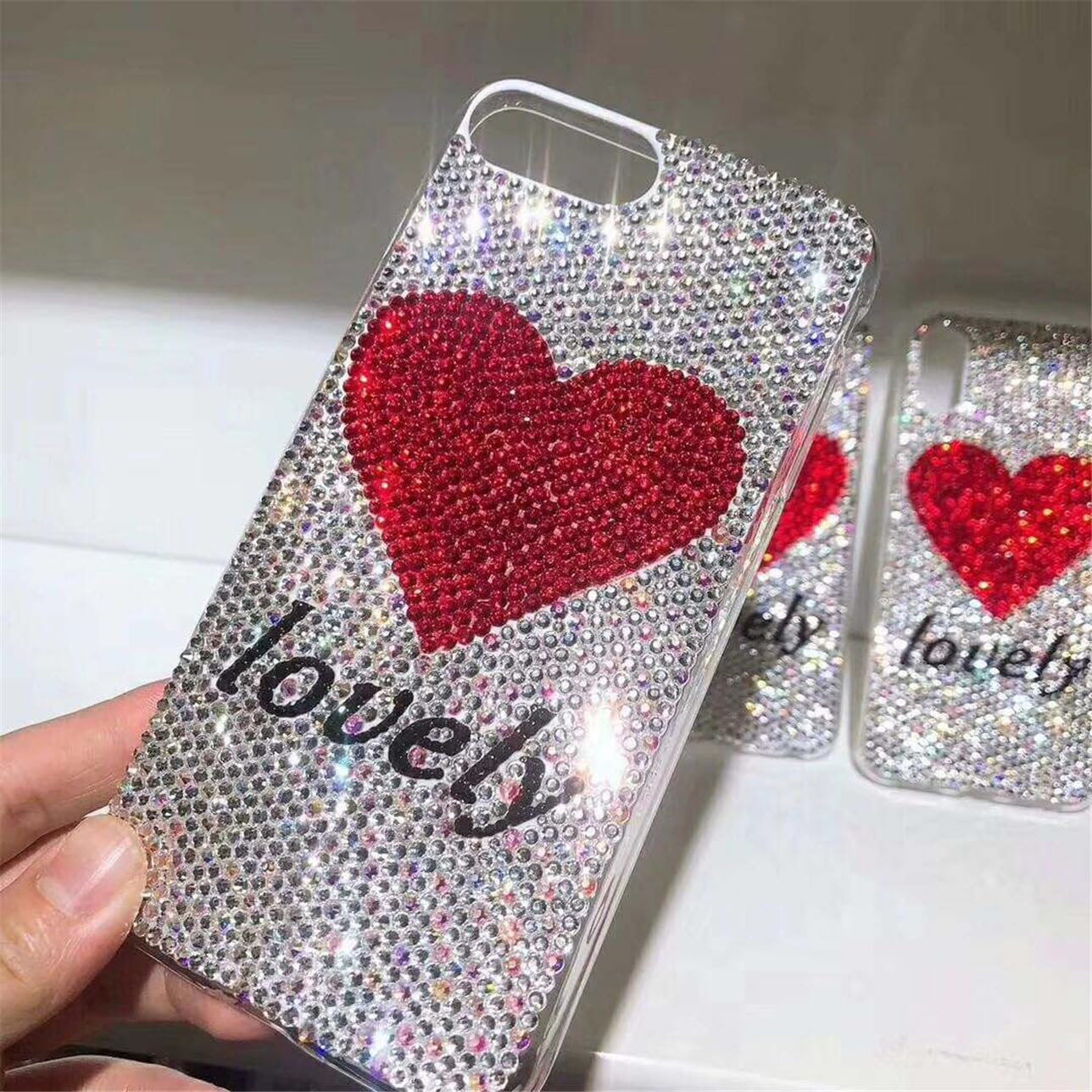 2250 Pcs SS16 4mm AB Flatback Rhinestones for Nails Art Crafts Glitter Round Shine Gems Crystals DIY Clothes Shoes (Light Blue AB)