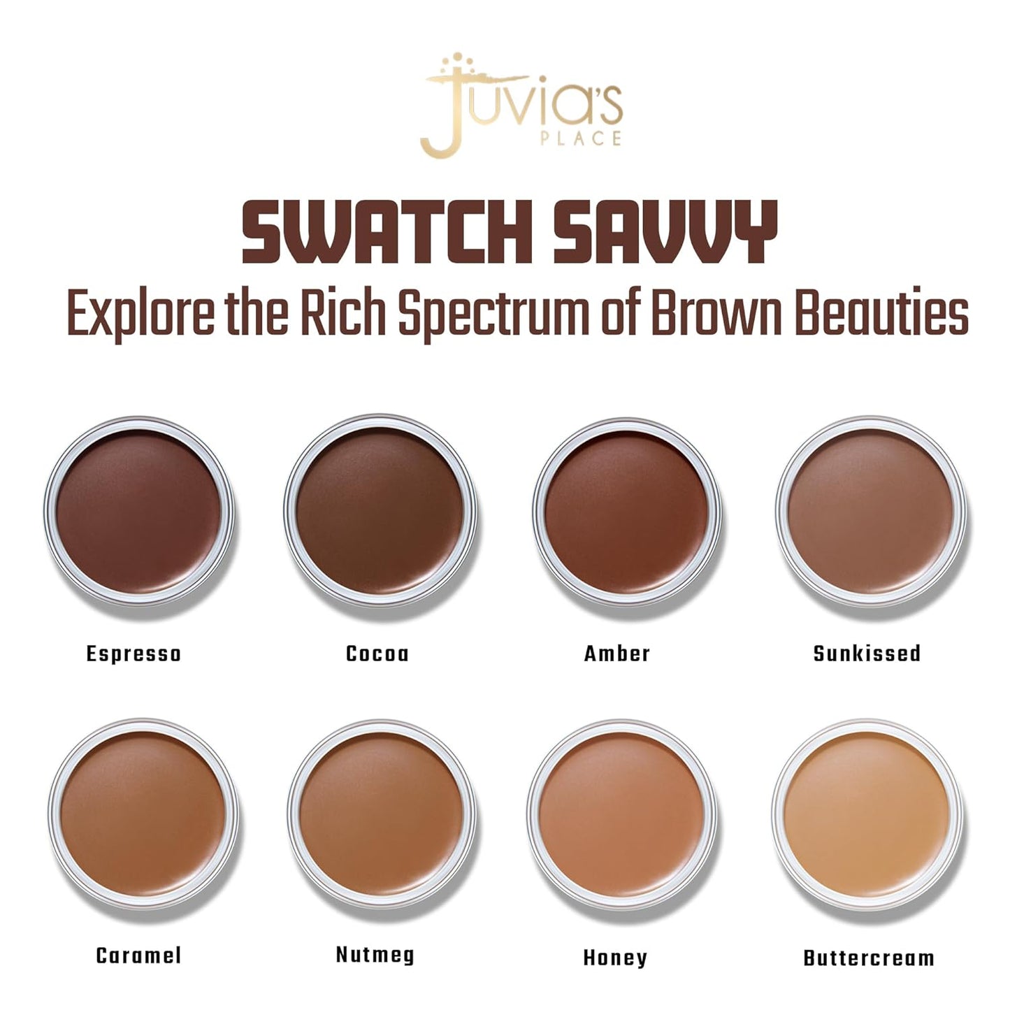 Juvia's Place Bronzed Cream Bronzer Sunkissed - Creamy Bronzing Makeup Beauty Glow Sun Kissed Cheek Matte Shimmer Contour Long Lasting Finish Pigmented Bronze Light Buildable Blendable