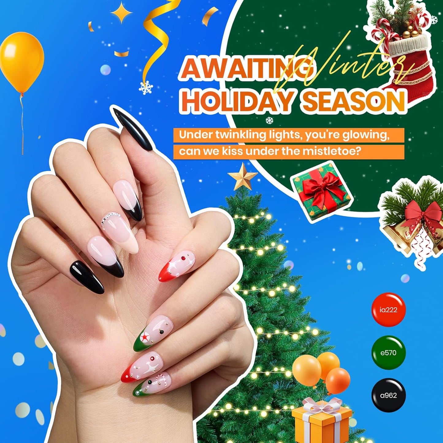 beetles Gel Polish Vivid Seasons, Fall Gel Nail Polish Set, 36 Colors Yellow Burgundy Purple Pink Jelly Shades, 45pcs with Base & Top Coat, UV LED Soak Off DIY Salon Set, Gift for Women & Girls