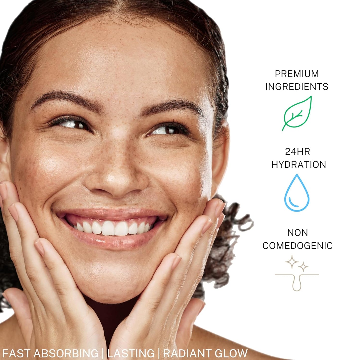 SKIN AURA Advanced Anti-Aging Serum - All-In-One Formula Visibly Improves Wrinkles, Fine Lines & Age Spots with 5 Vitamins + Minerals, Hyaluronic Acid & Collagen Peptides - 30ml (1oz)