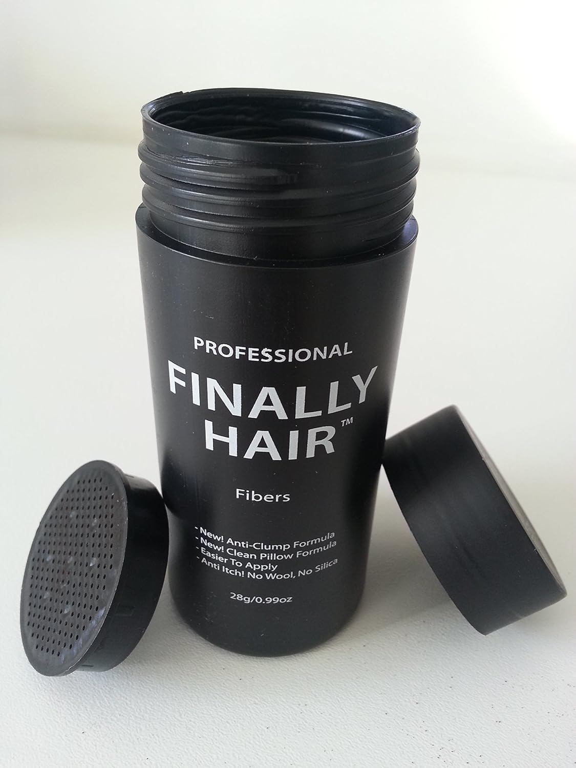 Hair Filler Fibers 200 Grams 7 Oz. With Bottle By Finally Hair 50g*4 (Golden Blonde (Golden Medium Blond))
