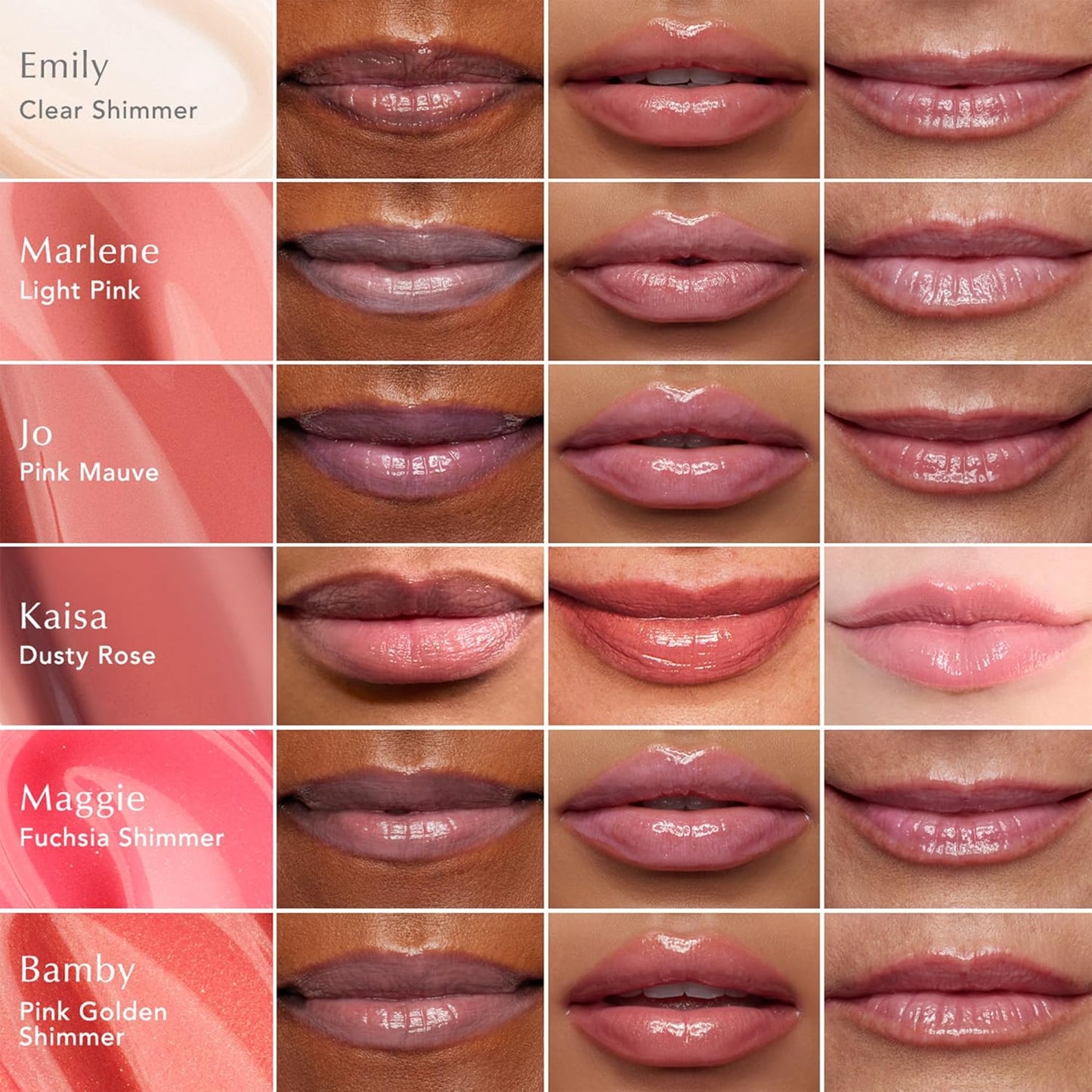 Thrive Causemetics Sheer Strength Lip Plumping Peptide Gloss, Lip Plumper with Vitamin E, Peptides, Plumps, Smooths & Hydrates Lips, High Shine, Vegan & Cruelty Free, Kaisa (Dusty Rose)