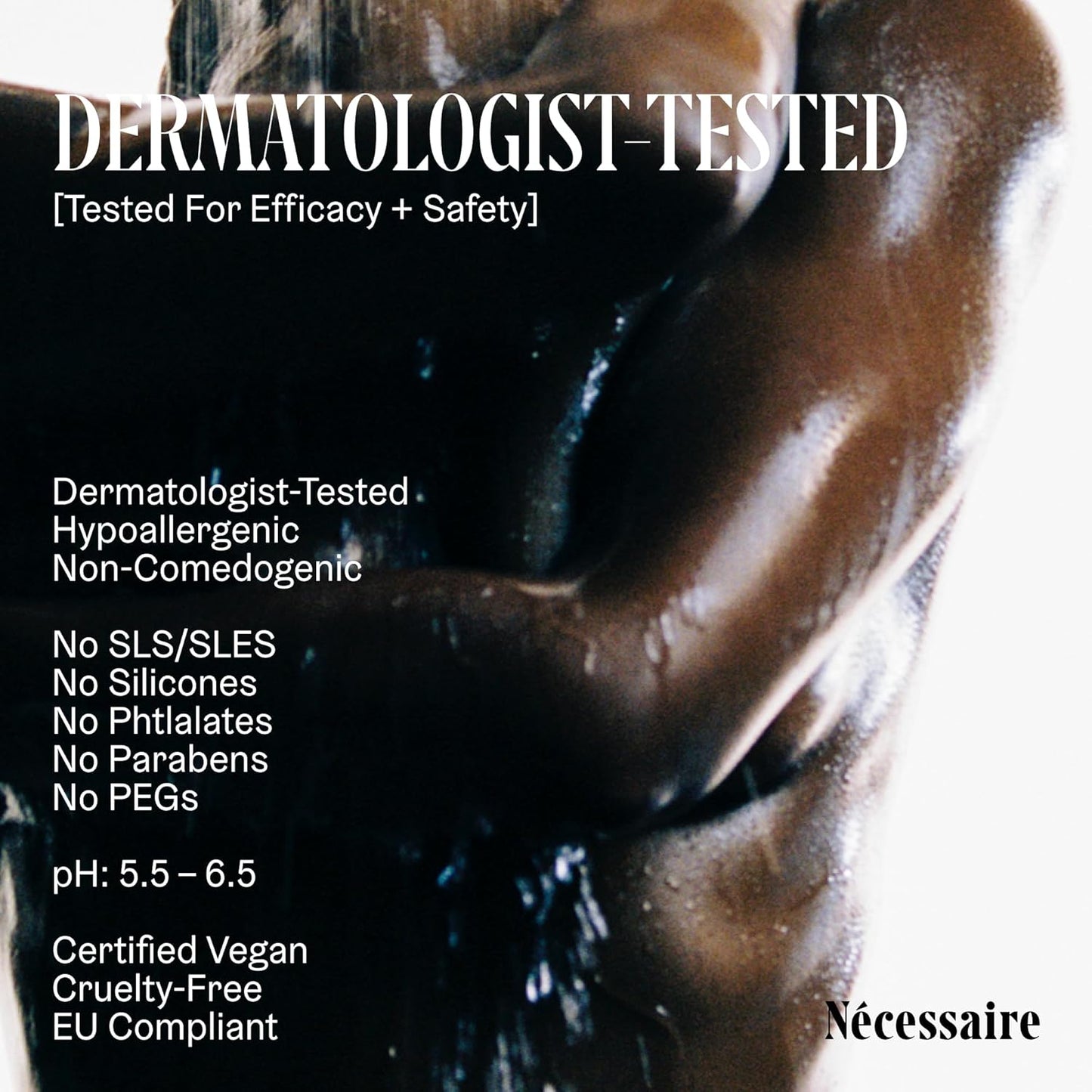 Nécessaire The Body Wash Santal - Natural Body Wash for Women & Men, Therapeutic Shower Gel with Epsom Salt + Minerals. Gel Cleanse, 8.4 fl oz.