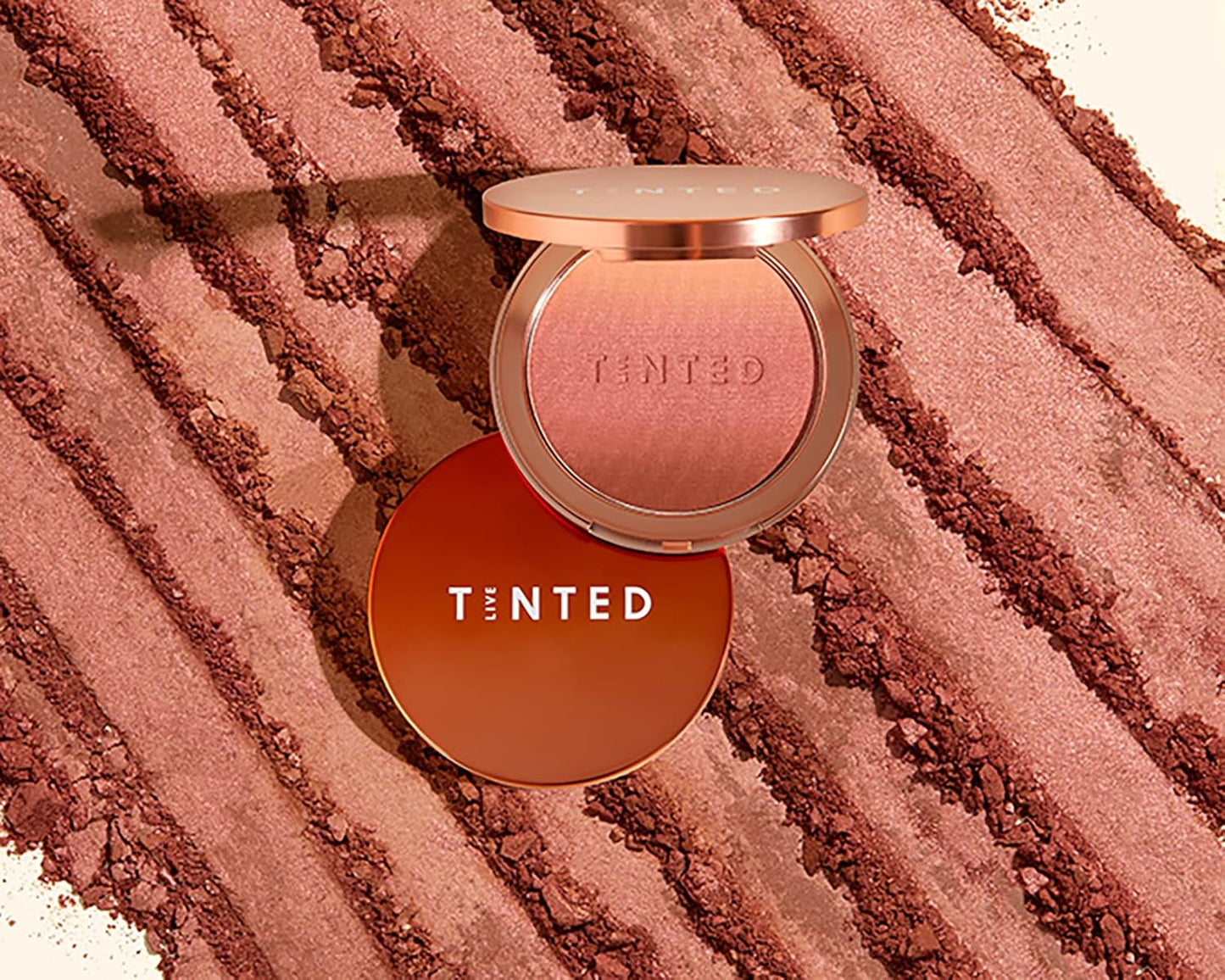 Live Tinted Huebeam Jumbo Gradient Blushing Bronzer - Lightweight, Highly-Pigmented, Buildable & Blendable - Sunkissed, Glowy, Even Toned Skin Face Blush and Bronzer - 15g / 0.5 oz