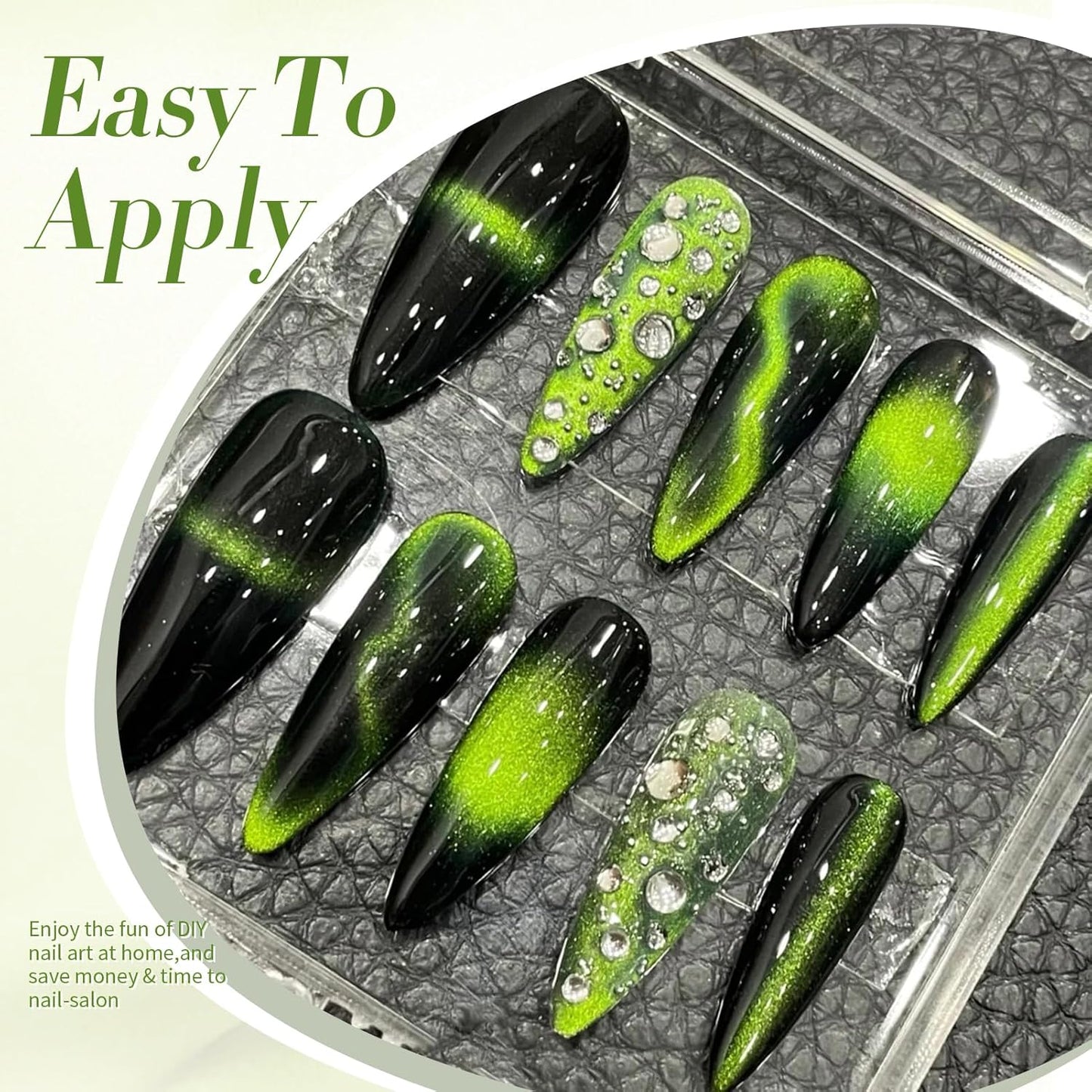 Born Pretty Cat Magnetic Gel Nail Polish 9D Wormhole Holorgraphic Cat Magnetic Eye Gel Polish U v Nail Gel Diy Art for Girls Women 15ML