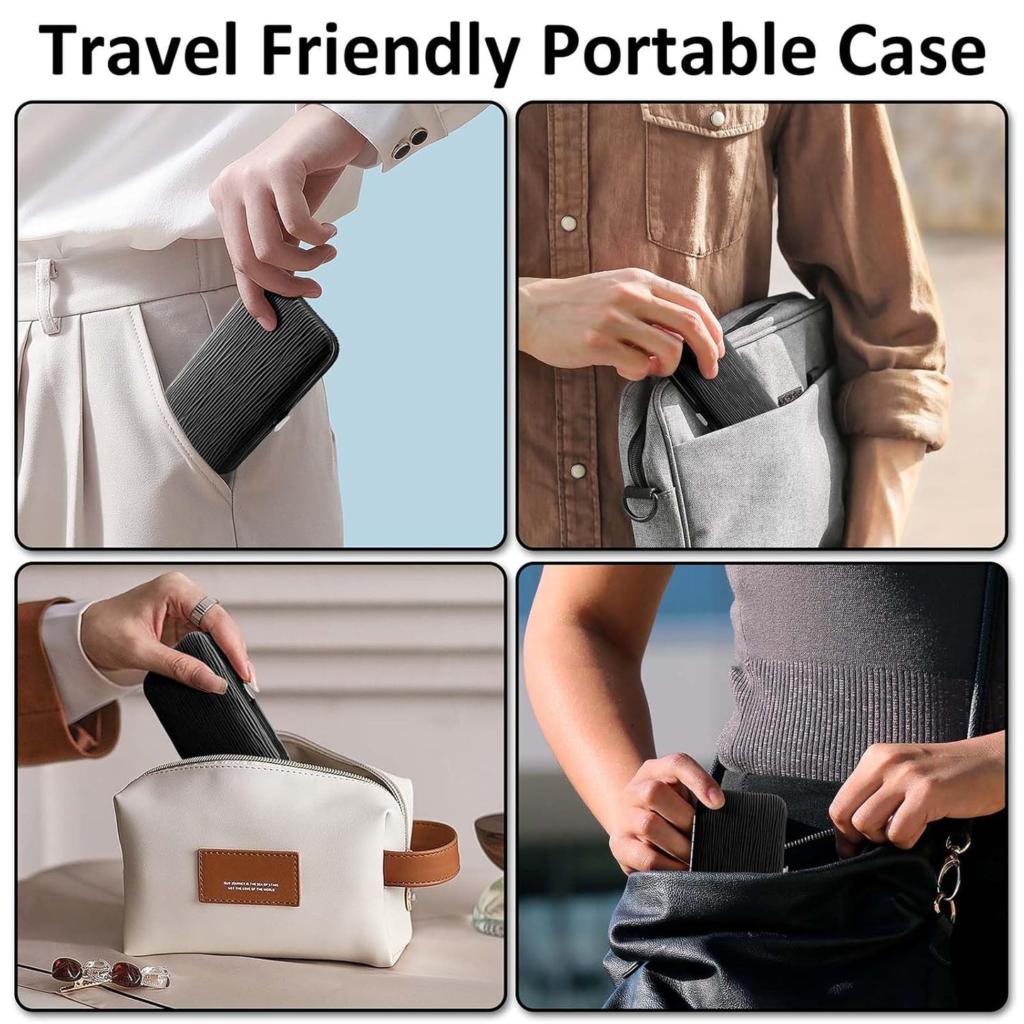 BLESWIN 10 in 1 Manicure Set, Professional Manicure Pedicure Kit for Women, Nail clipper Set for Men, Nail Care Kit with Leather Travel Case, Travel Nail Kit for Friends Parents Gift (Black)