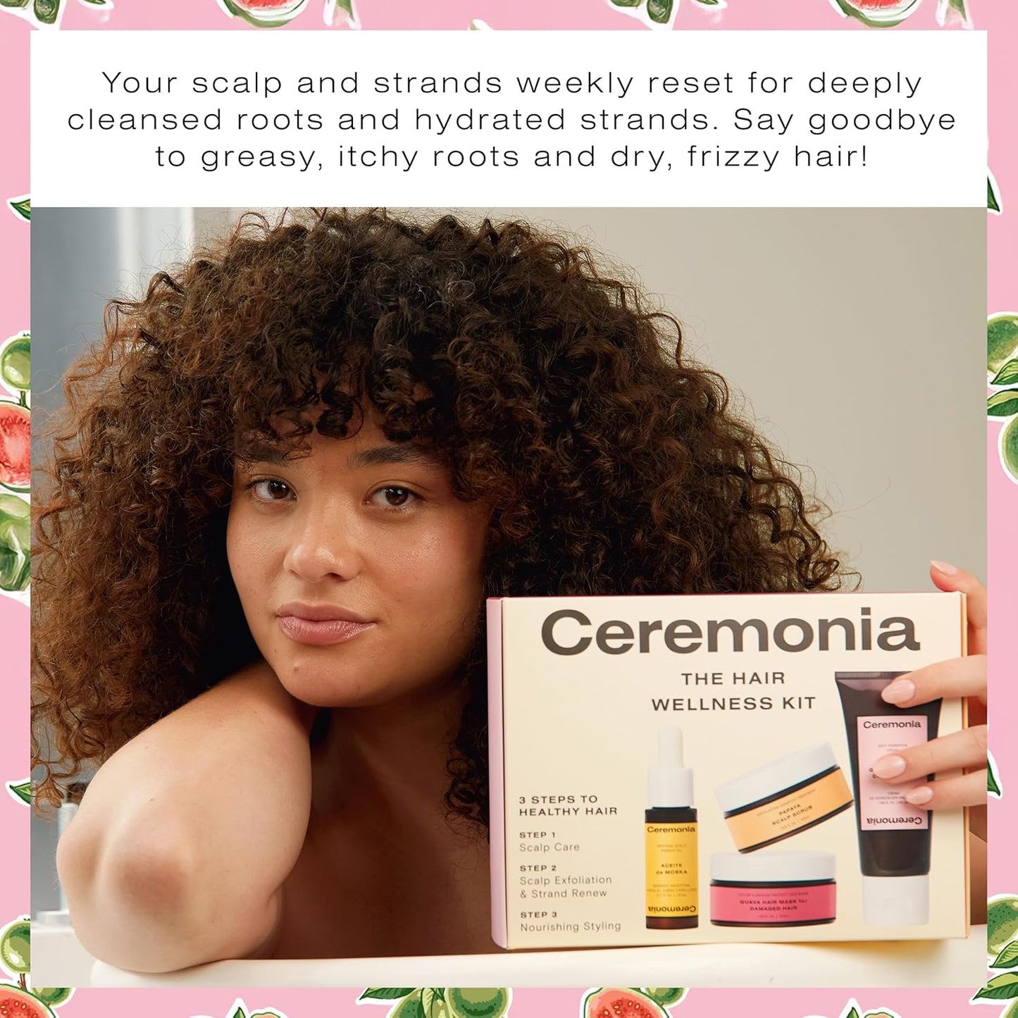 Ceremonia Hair Wellness Kit, Weekly Scalp & Strand Reset Bundle for Deep Cleansing & Hydration