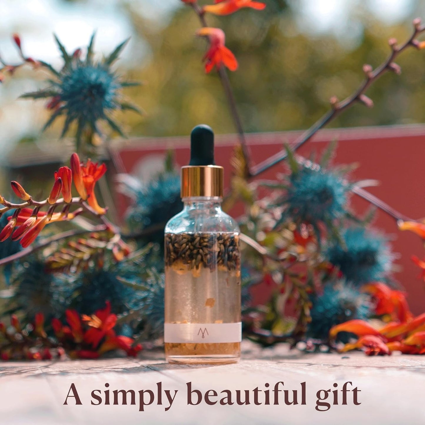 DIY Body Oil Set for Hair, Body & Bath | Includes Almond Oil, Cedar Wood, Orange Peel, Lavender | Gift Idea for Women | Anniversary & Birthday Gift for Her