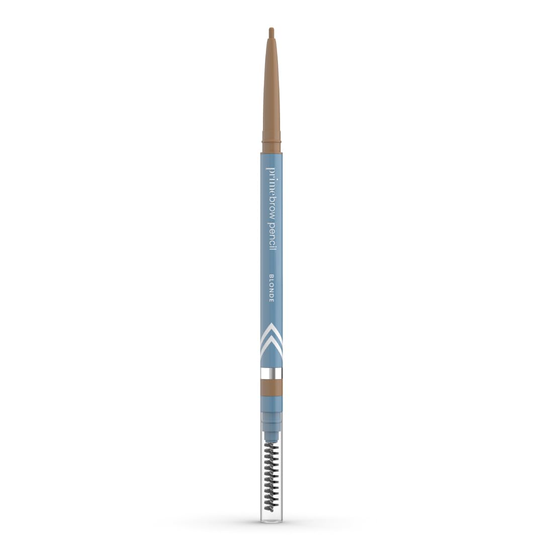 PrimeBrow Pencil for Mature Women – Ultra-Precise Tip for Natural, Hair-Like Strokes – Smudge-Proof & Long-Lasting Wear – Great for Thinning, Sparse, or Graying Brows (Blonde)