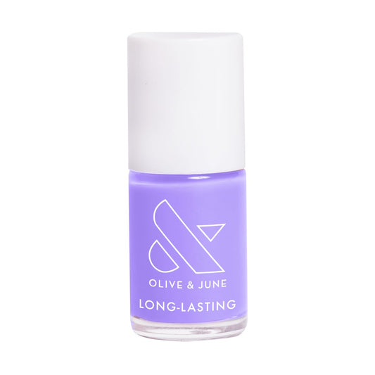 Olive & June Long Lasting Nail Polish | Gel-Like Finish No Lamp Needed | Lasts up to 10 days | Salon-Quality Color at Home |15-Free Vegan Cruelty-Free Chip-Resistant Shine |Bold & Unshaken Bold Purple | alldaygood beauty