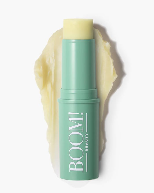 Boomstick GLO ® Hydrating Face Balm Stick for Mature Skin with Olive Oil, Beeswax & Honey - Natural-Looking Dewy Glow - Multibalm Brightener to Moisturize Face, Lips, Under Eye and More | alldaygood beauty