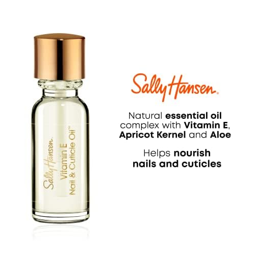Sally Hansen Vitamin E Nail and Cuticle Oil™, Natural Essential Oil, Vitamin E, Nourish and Condition Dry Nails and Cuticles