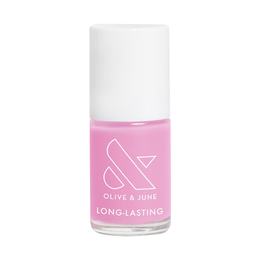 Olive & June Long Lasting Nail Polish | Plump, Gel-Like Finish No Lamp Needed | Lasts up to 10 days | Salon-Quality Color at Home | 15-Free, Vegan Cruelty-Free Chip-Resistant Shine | JM Pinky Lavender | alldaygood beauty