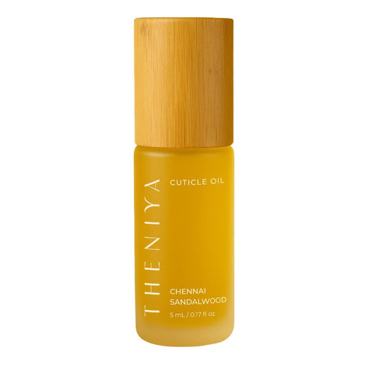 Cuticle Oil for Nail Strengthening and Growth – Hydrating, Vegan, Organic Formula with Jojoba & Vitamin E | 3 Signature Fragrances | 5mL Roll-On (0.17 Fl Oz, Sandalwood Fragrance) | alldaygood beauty