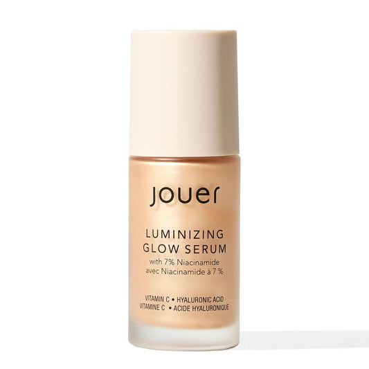 Jouer Luminizing Glow Drops for Face, Dewy Serum for Glowing Skin, 7% Niacinamide, Hyaluronic Acid, & Glycerin, 1 fl oz