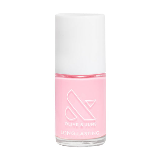 Olive & June Long Lasting Nail Polish | Plump, Gel-Like Finish No Lamp Needed | Lasts up to 10 days | Salon-Quality Color at Home | 15-Free, Vegan & Cruelty-Free Chip-Resistant Shine | SE Bubbly Pink | alldaygood beauty