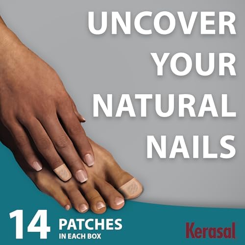 Kerasal Multi-Purpose Nail Repair Patches - 14 Count - Nail Repair for Damaged Nails, 8-Hour Nail Treatment Restores Healthy Appearance (Packaging May Vary)
