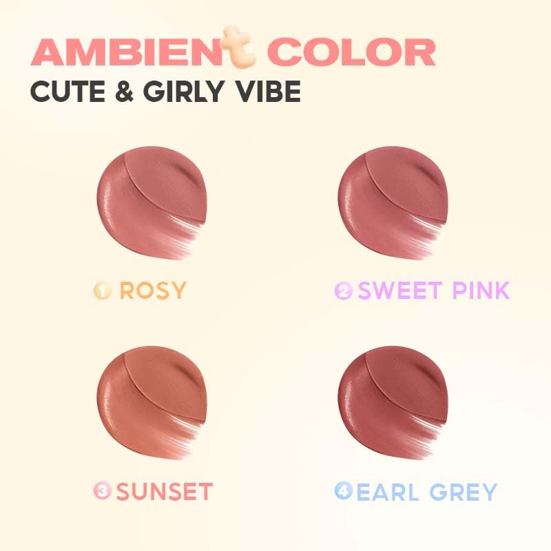 COLORKEY Soft Mist Multi-Purpose Cream | Lips & Cheeks | Eyes | Creamy | Moisturizing | Blendable Color (02 SWEET PINK, 2.5g)