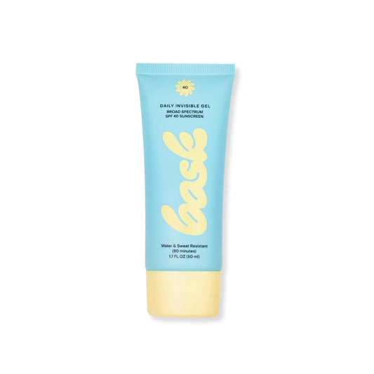 Bask Suncare SPF 40 Daily Invisible Gel Face Sunscreen - Broad Spectrum Protection, Fragrance Free, Makeup Primer, Hydrating, Lightweight & Fast Absorbing, Dermatologist Recommended, 1.7 fl oz | alldaygood beauty