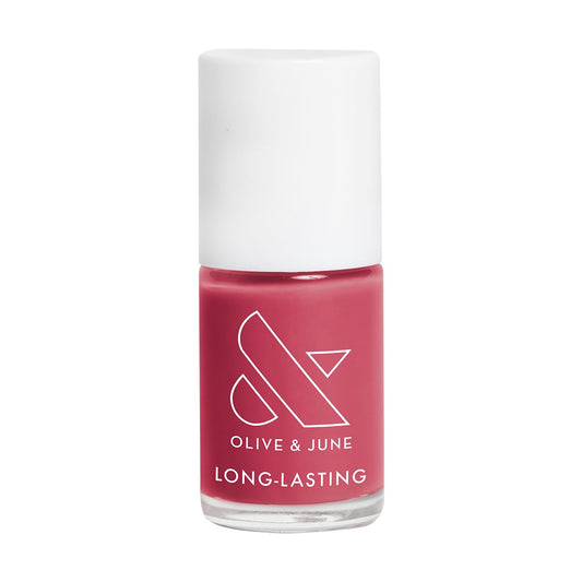 Olive & June Long Lasting Nail Polish | Plump Gel-Like Finish No Lamp Needed | Lasts up to 10 days | Salon-Quality Color at Home | 15-Free Vegan Cruelty-Free Chip-Resistant Shine | LD Rosy Neutral | alldaygood beauty