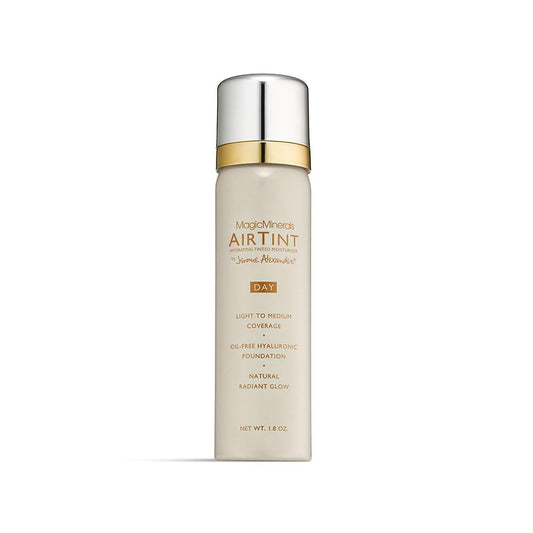 Jerome Alexander MagicMinerals AirTint Tinted Moisturizer AirBrush Spray Light Shade | Tinted Moisturizer Spray with Anti-Aging Ingredients | Dark