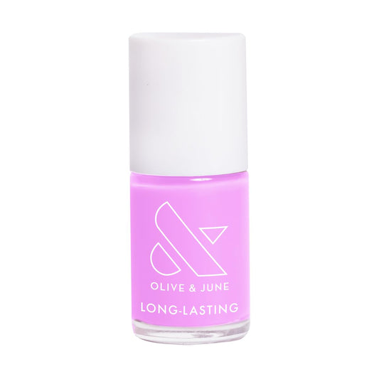 Olive & June Long Lasting Nail Polish | Gel-Like Finish No Lamp Needed | Lasts up to 10 days | Salon-Quality Color at Home | 15-Free, Vegan & Cruelty-Free Chip-Resistant Shine | Fierce & Loving Lilac | alldaygood beauty