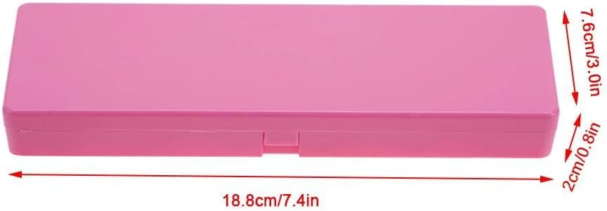 Nail Art Palette, 24 Grid Plastic Nail Art Paint Color Mixing Palette Plate Watercolor Pigment Color Mixing Case Manicure Drawing Tray(Rose Red)