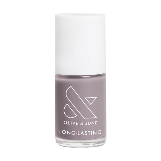 Olive & June Long Lasting Nail Polish | Plump, Gel-Like Finish No Lamp Needed | Lasts up to 10 days | Salon-Quality Color at Home | 15-Free, Vegan & Cruelty-Free Chip-Resistant Shine | AW Warm Grey | alldaygood beauty