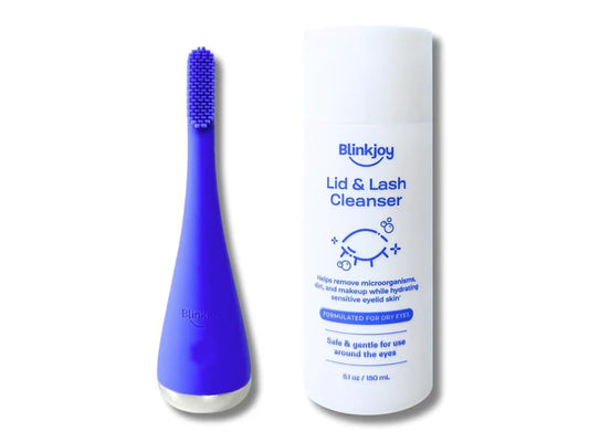 Lid & Lash Cleanser + Electric Eyelid Brush Bundle | Daily Eyelid and Lash Hygiene Kit for Dry Eyes, Demodex, Blepharitis, Makeup Removal