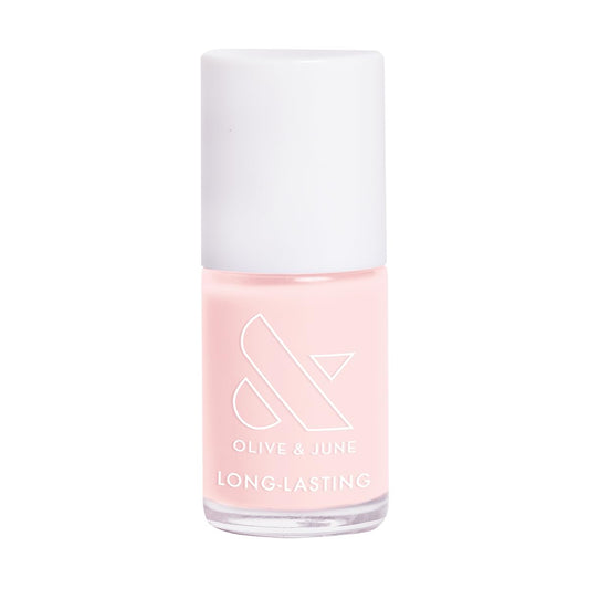 Olive & June Long Lasting Nail Polish | Plump Gel-Like Finish No Lamp Needed | Lasts up to 10 days | Salon-Quality Color at Home | 15-Free, Vegan & Cruelty-Free Chip-Resistant Shine | GH Baby Pink | alldaygood beauty
