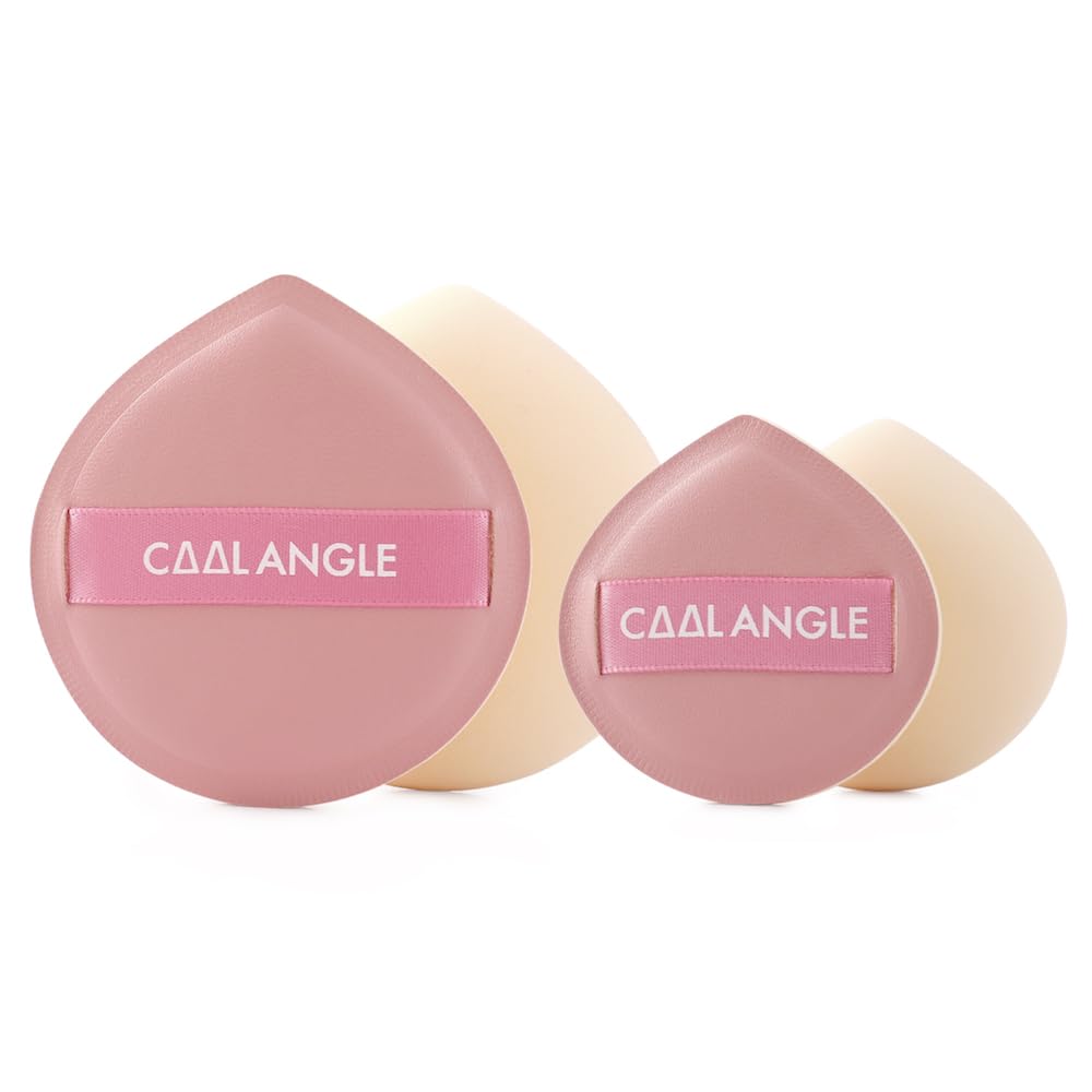4Pack Pink Makeup Sponge For Foundation Concealer And Powder, Latex Free Blender Sponge For Natural And Easy Makeup Soft Long-lasting, Pack for 2X-Large and 2 Medium