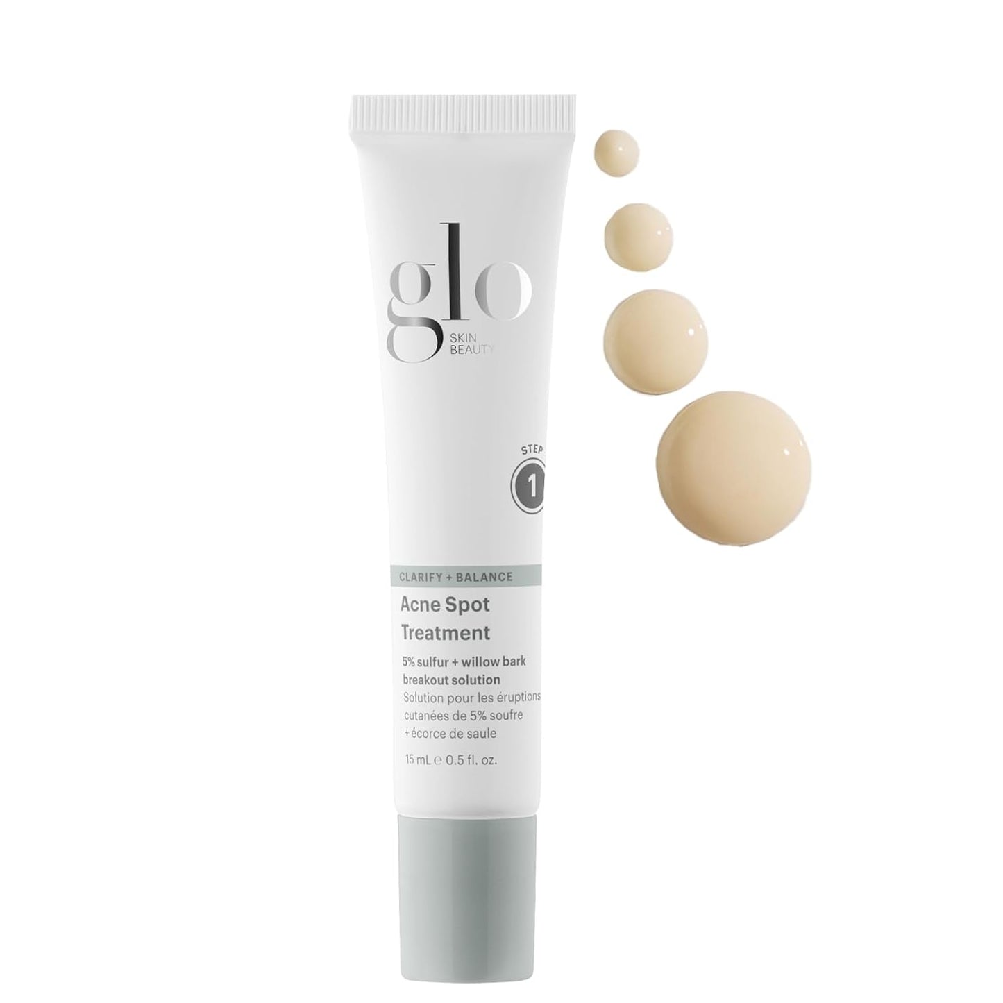 Glo Skin Beauty Acne Spot Treatment - With 5% Sulfur Targets Breakouts For Acne-Prone and Oily Skin