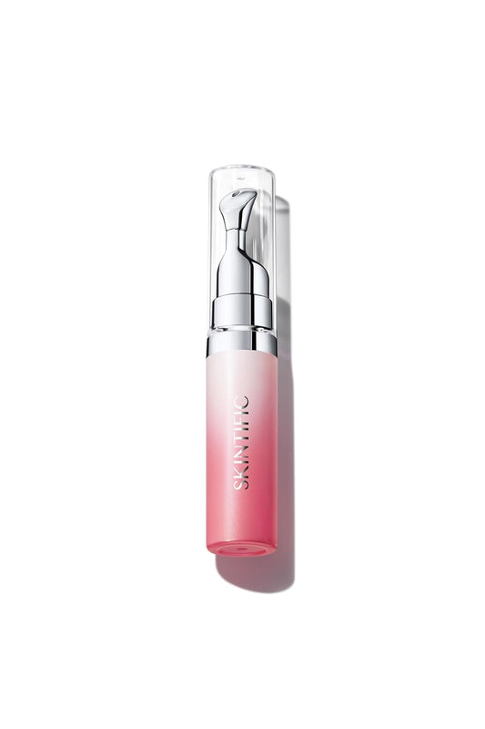 Hydrating Brightening Lip Serum, Nourishing Hydration Tinted Lip Stain, Plumping Lip Gloss with Polypeptide Squalane (01 Baby Pink)