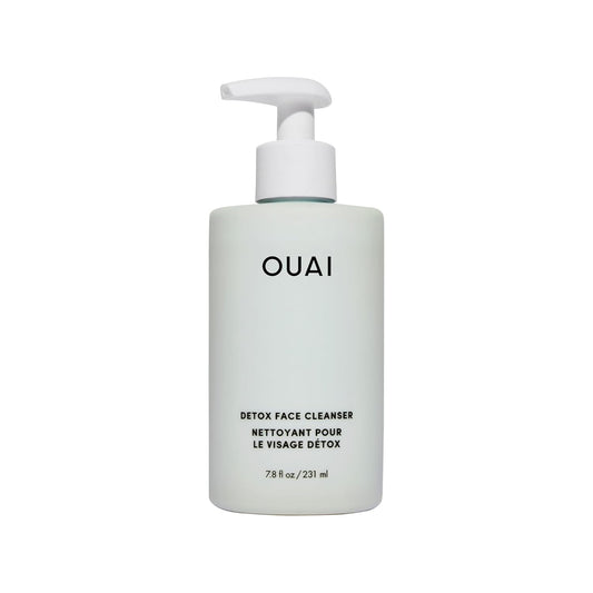OUAI Detox Facial Cleanser - Deep Cleansing Face Wash with Glycolic Acid, Niacinamide & PHA - Removes Sweat, Dirt & Oil Without Drying - Gentle Face Cleanser for Post-Workout (7.8 Fl Oz) | alldaygood beauty