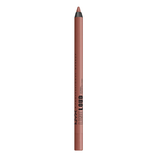 NYX PROFESSIONAL MAKEUP Line Loud Lip Liner, Longwear and Pigmented Lip Pencil with Jojoba Oil & Vitamin E - Ambition Statement (Warm Peach Brown)