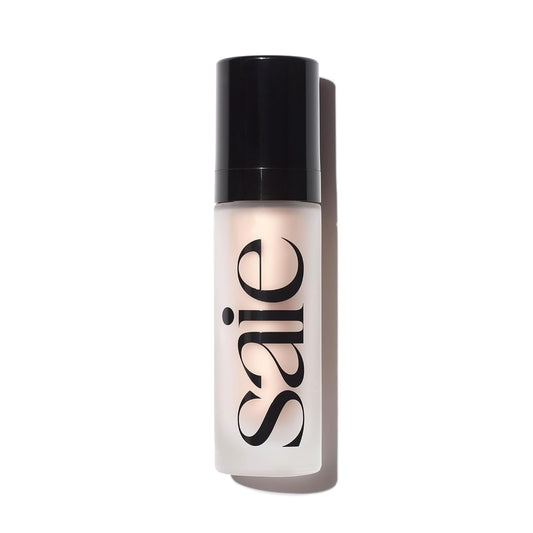 Saie Glowy Super Gel - Hydrating Makeup Primer and Illuminating Glow Serum Enriched with Vitamin C and Squalane Oil - All-Over Liquid Highlighter Makeup for Instant Glass Skin - Starglow (1 oz) | alldaygood beauty
