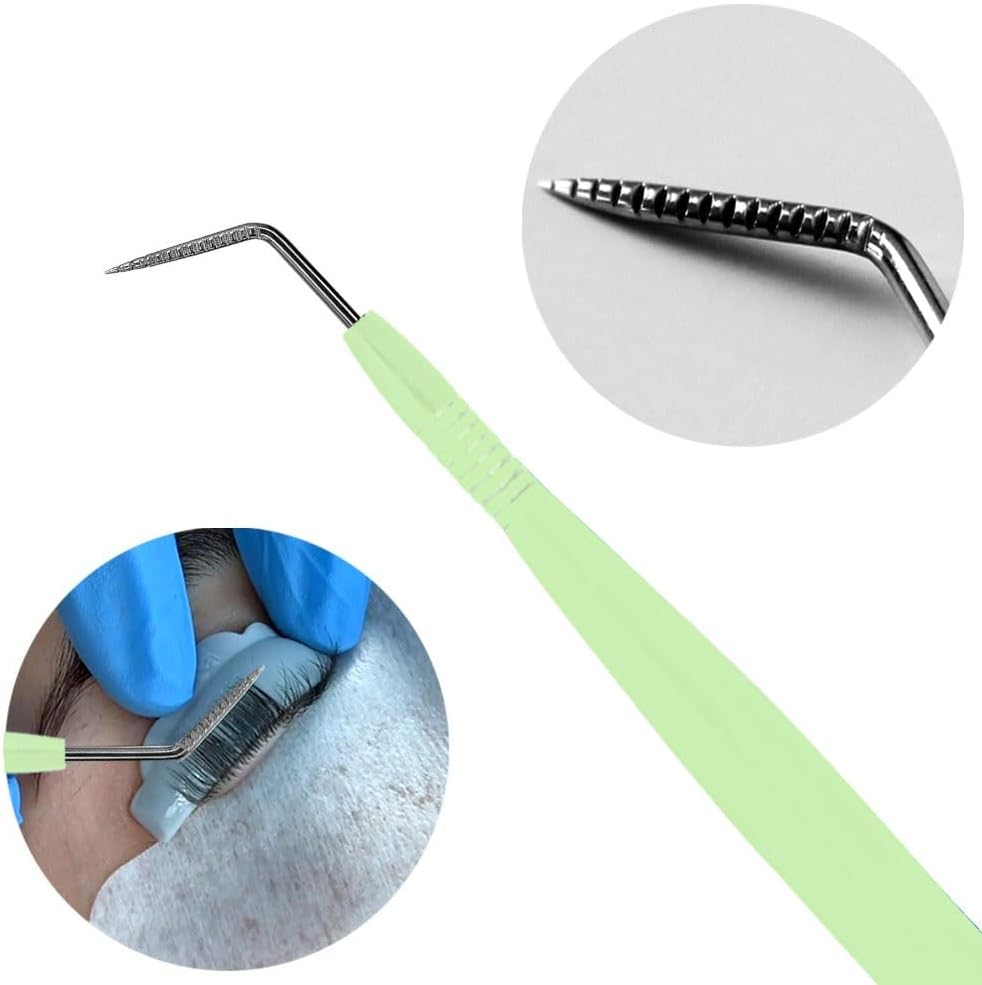 2 Pcs Eye Lash Lift Tool Stainless Steel Y Tool Lash Lift Accessories Precision Lash Lifter Tool - Metal Eye Lash Separator Tool Fine Lash Pro Lash Separator Tool -Professional Lash Supplies Tools