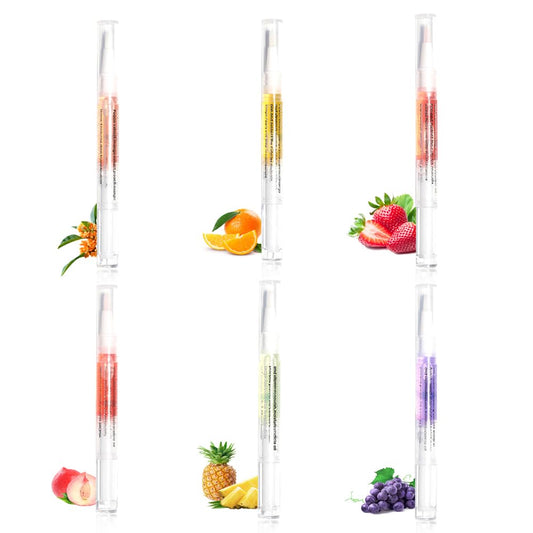 Cuticle Oil Pen Sweet Almond Nail Growth Serum and Repair Treatment Hydrating Oil for Dry Cuticles and Skin Cuticle Buddy Revitalize Nails with Radiant Cosmetics' Nail Growth Oil (6pcs) | alldaygood beauty