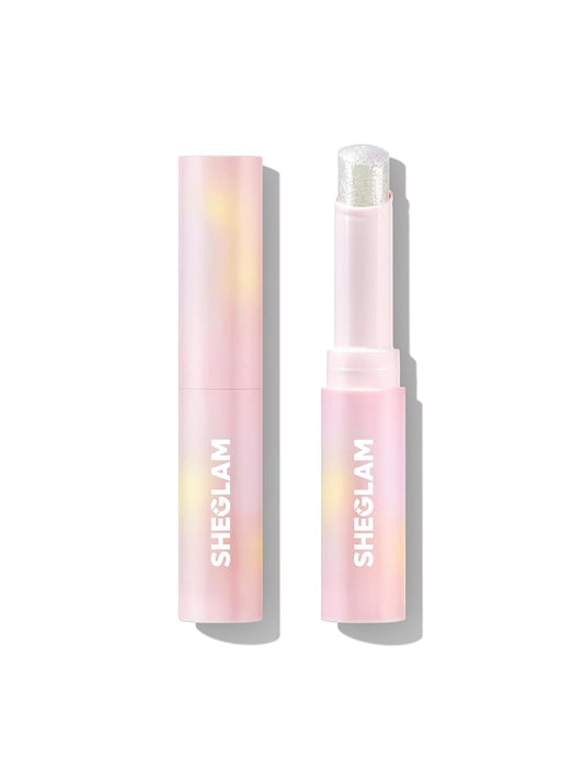 SHEGLAM Crystal Jelly Glaze Stick Eye Shadow Stick Eyeliner Brightener Pencil Crayon with Brush Easy to Blend Long Lasting Shimmer Eyeshadow-Rosy Gem | alldaygood beauty